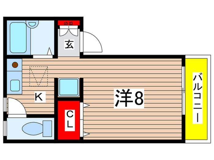 セカンド楠の物件間取画像