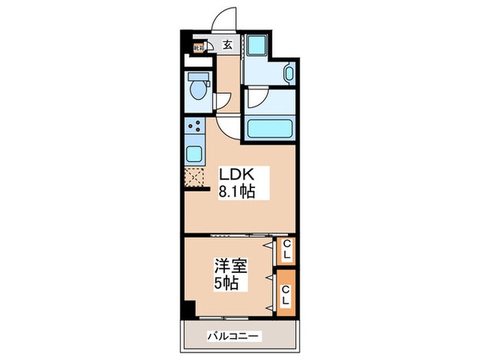 サンシエロ東今里の物件間取画像