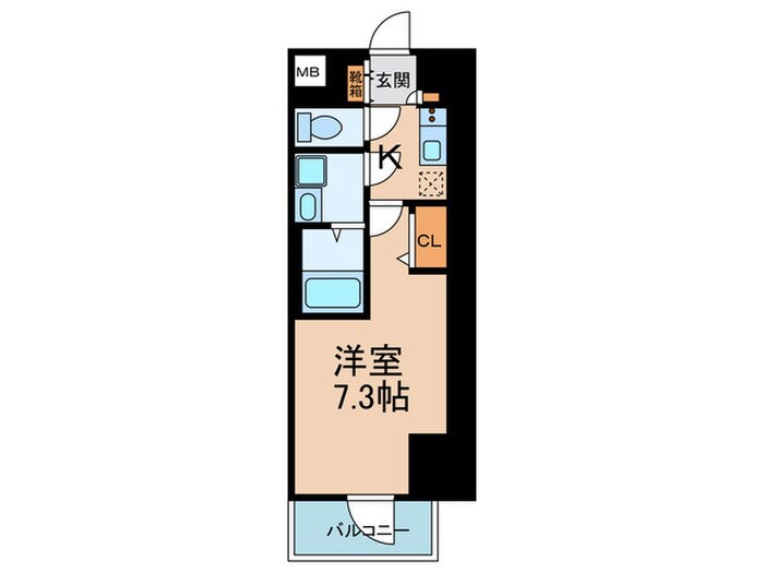 アーバス天満橋の物件間取画像