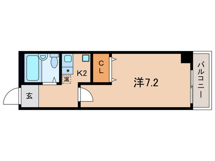 Ｔ・Ｏコーポ石山Ａ棟の物件間取画像