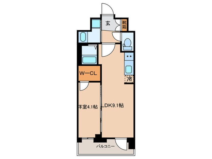 プレサンス十条凛華(421)の物件間取画像