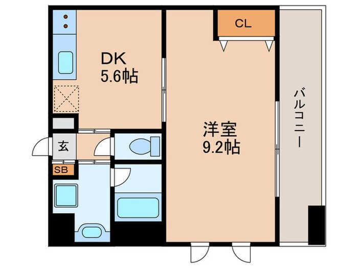 プレジール三ノ宮の物件間取画像