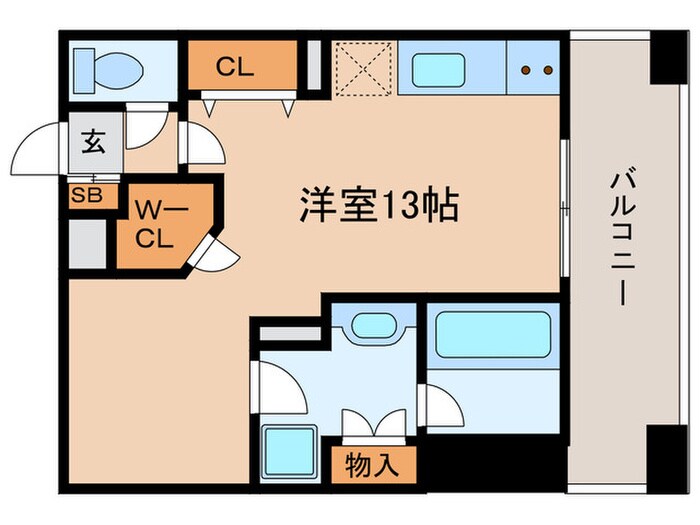 プレジール三ノ宮の物件間取画像