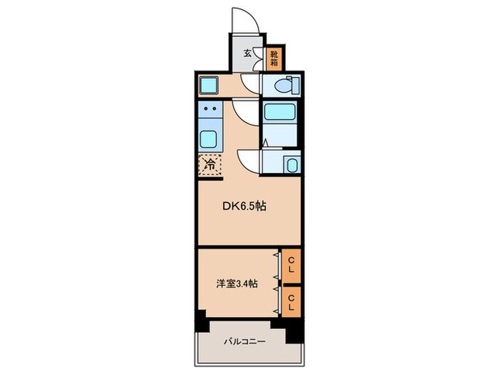 プレサンス十条凛華(424)の物件間取画像