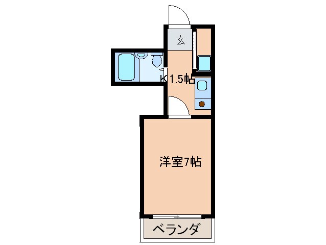 サンハイツ山之内の物件間取画像