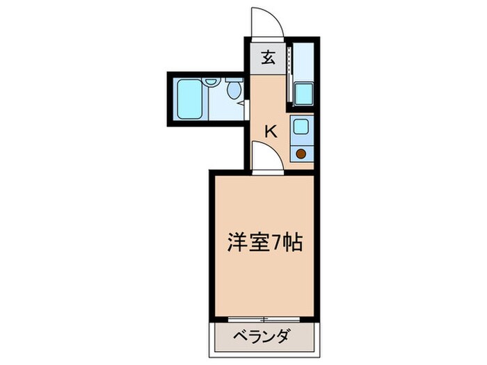 サンハイツ山之内の物件間取画像