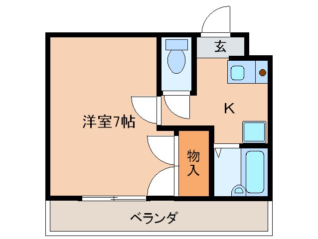 サンフォ-トメゾンの物件間取画像