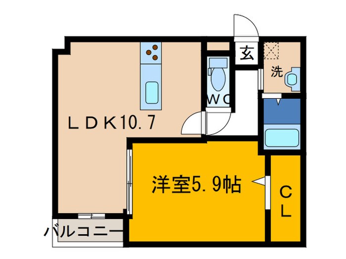 Canal　Arkの物件間取画像