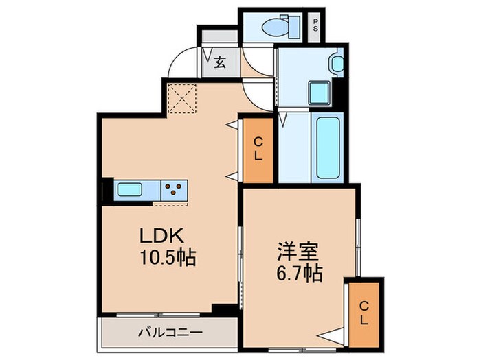 仮）南江口3丁目アパートの物件間取画像