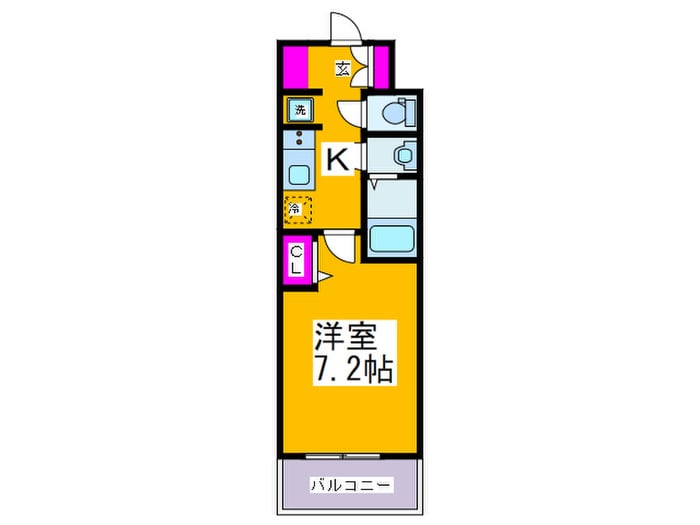 スペーシア日本橋東の物件間取画像