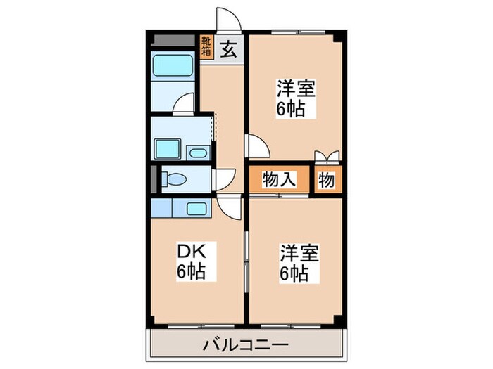 ベル青山Ⅰ番館の物件間取画像