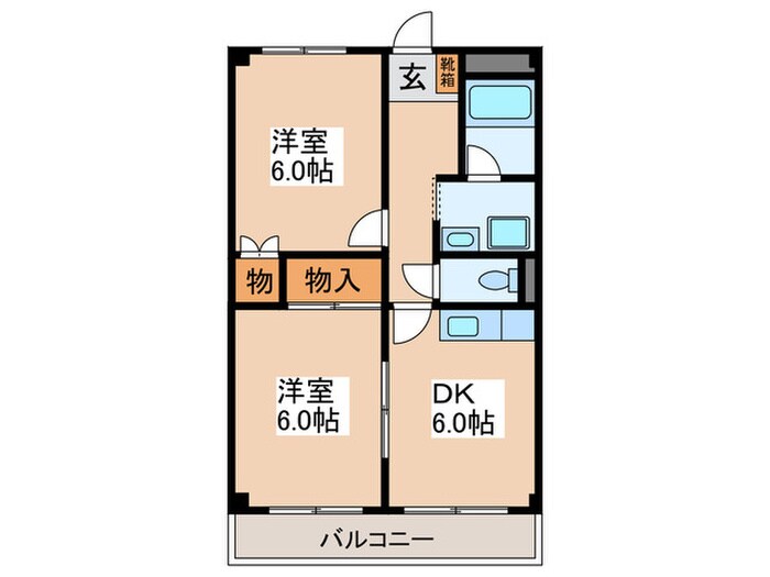 ベル青山Ⅰ番館の物件間取画像