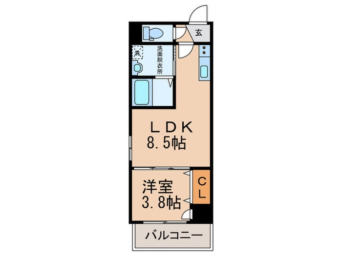 Ｆ　ａｓｅｃｉａ　Ｓｐｉｃａの物件間取画像