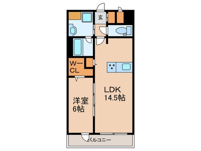 ベルンガーデン勝山北の物件間取画像