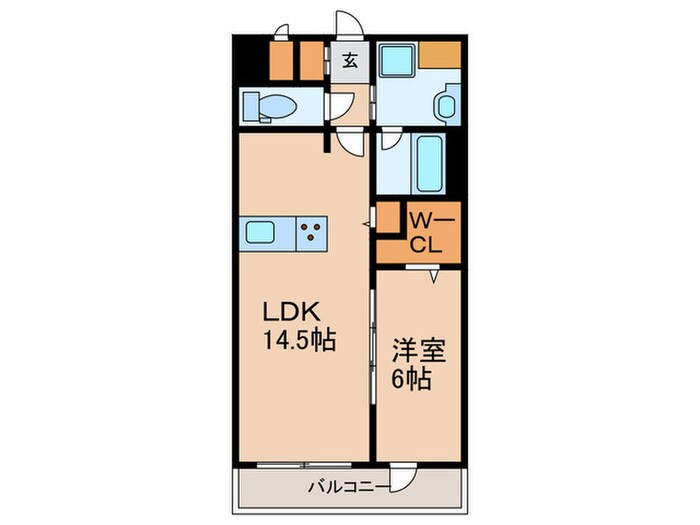 ベルンガーデン勝山北の物件間取画像