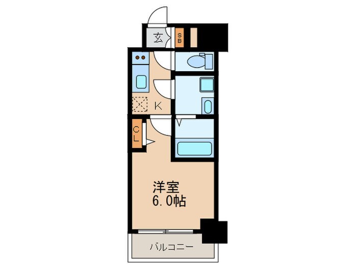 ﾌｧｽﾃｰﾄ北大阪ﾗｯｾﾙ(206)の物件間取画像