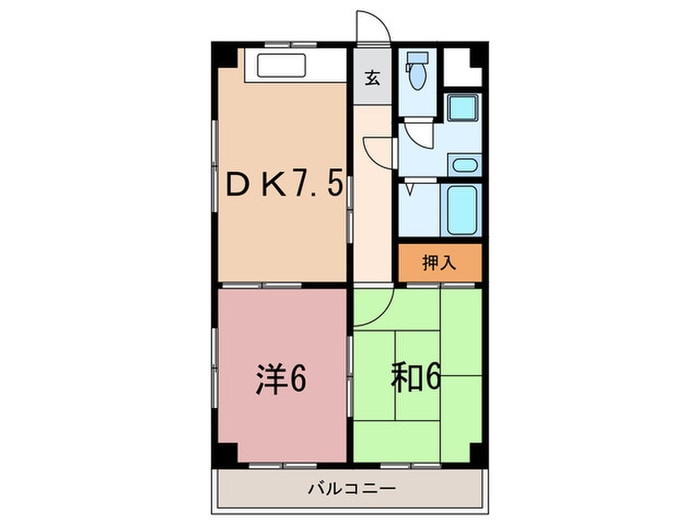 リープライツ深谷の物件間取画像