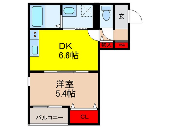 クレリア高槻南松原の物件間取画像