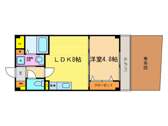 ブロッサム桂の物件間取画像
