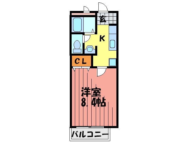 エントピア西堤Ａ棟の物件間取画像