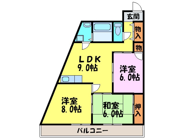 ファイブスター枚方の物件間取画像