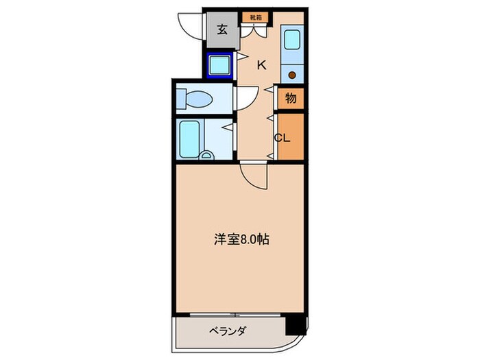 フォレスト１０６の物件間取画像