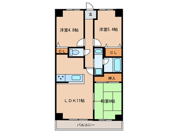 フェリーチェ和泉の物件間取画像