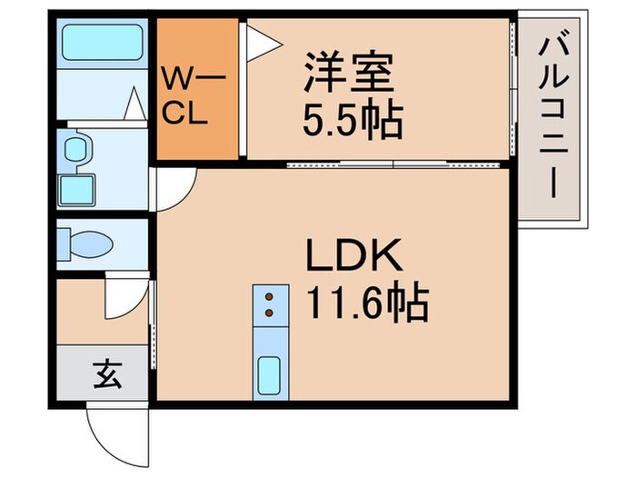 アークハイム吹田山手の物件間取画像