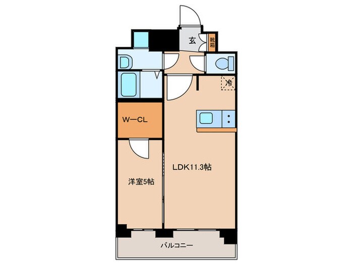 プレサンス十条凛華(523)の物件間取画像