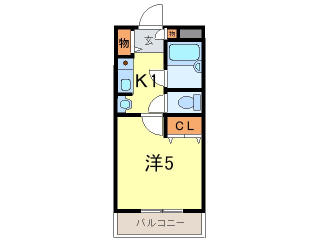 ステラハウス４－７００の物件間取画像