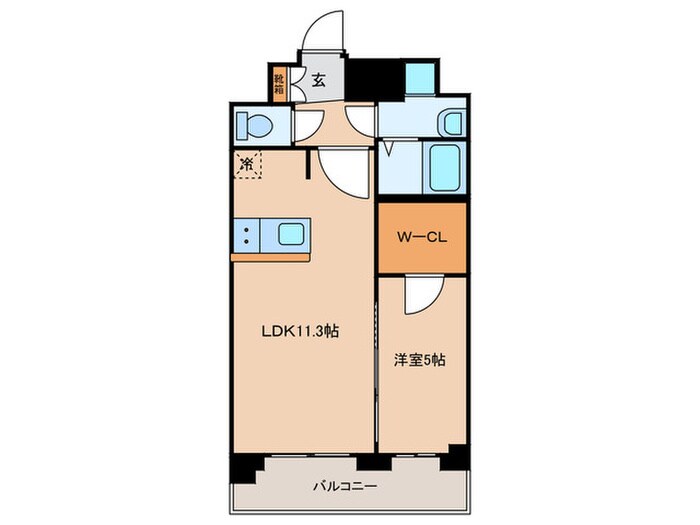 プレサンス十条凛華(526)の物件間取画像