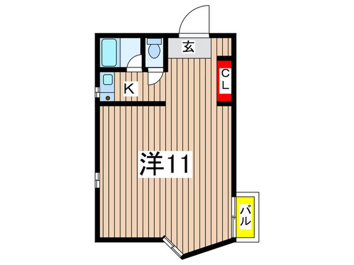 リヴァーレ待兼山(南側)の物件間取画像