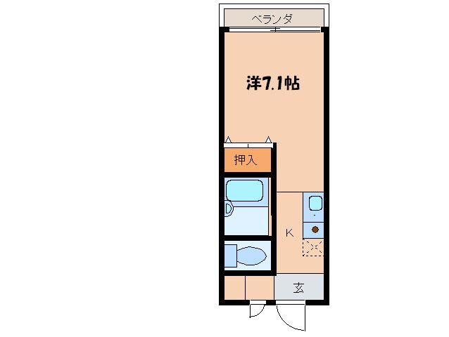 アンシャンテ滝村の物件間取画像