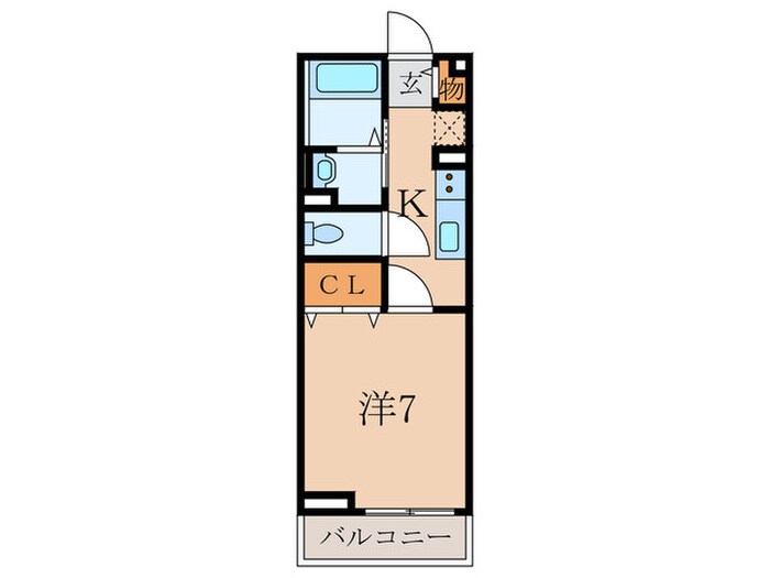 フレグランスの物件間取画像