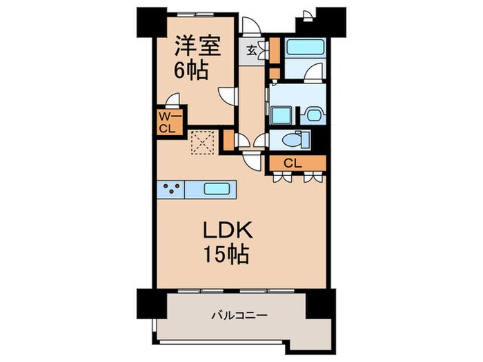 ローレルアイあべの(1405)の物件間取画像