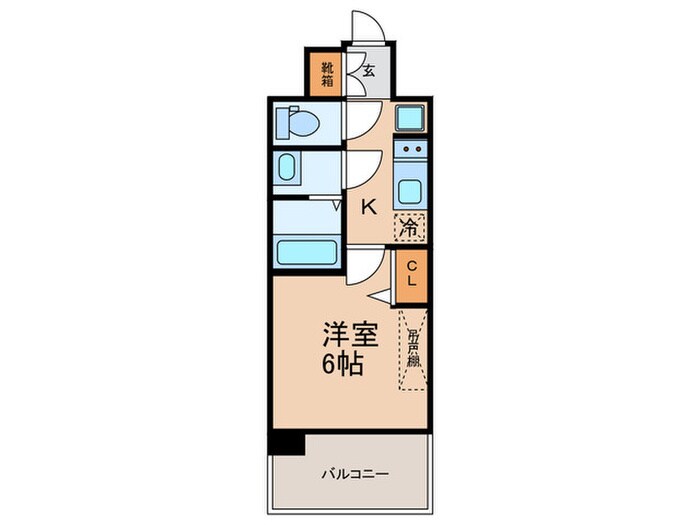 プレサンス十条凛華(601)の物件間取画像