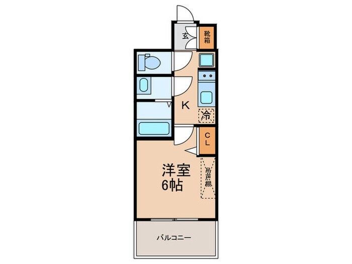 プレサンス十条凛華(602)の物件間取画像