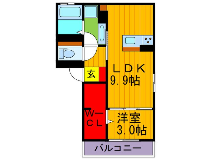 PEGACORNの物件間取画像