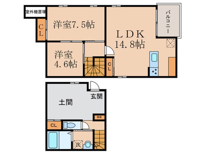 仮）桃山最上町　新築計画(南棟)の物件間取画像