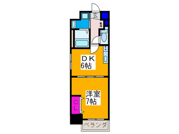 イリス長居公園の物件間取画像