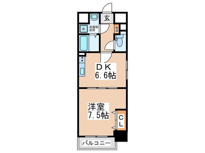 イリス長居公園の物件間取画像