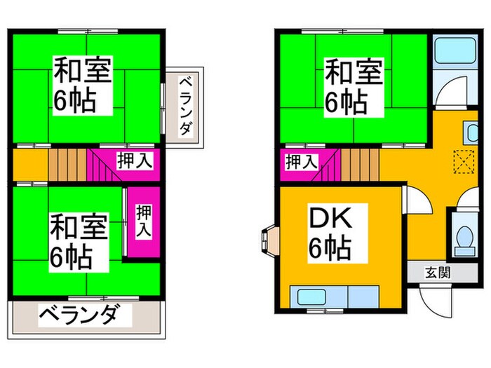 堀上町戸建の物件間取画像