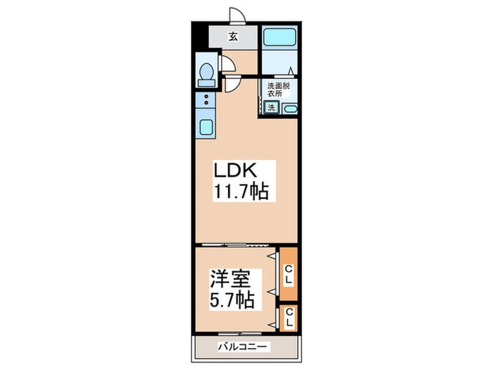 エルデ　高松東の物件間取画像