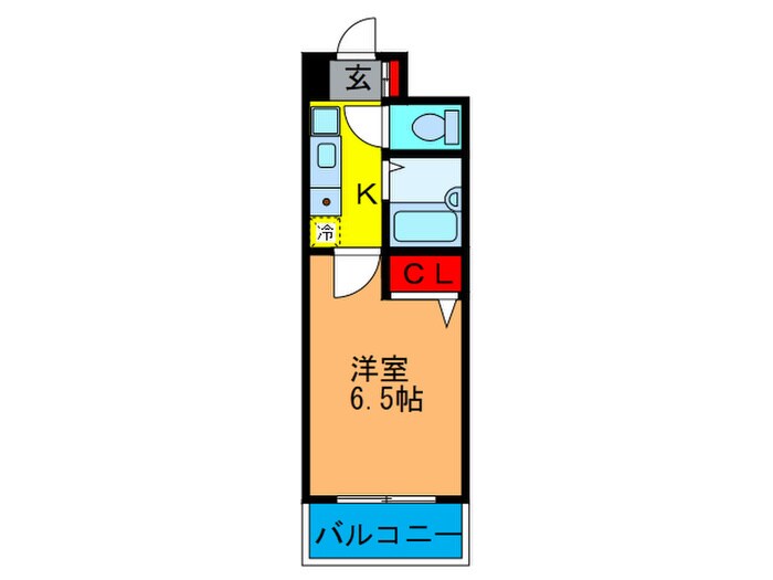 HOPE CITY 天神橋 C棟の物件間取画像