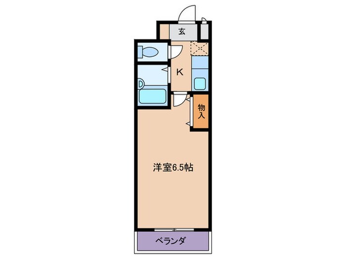 HOPE CITY 天神橋 B棟の物件間取画像