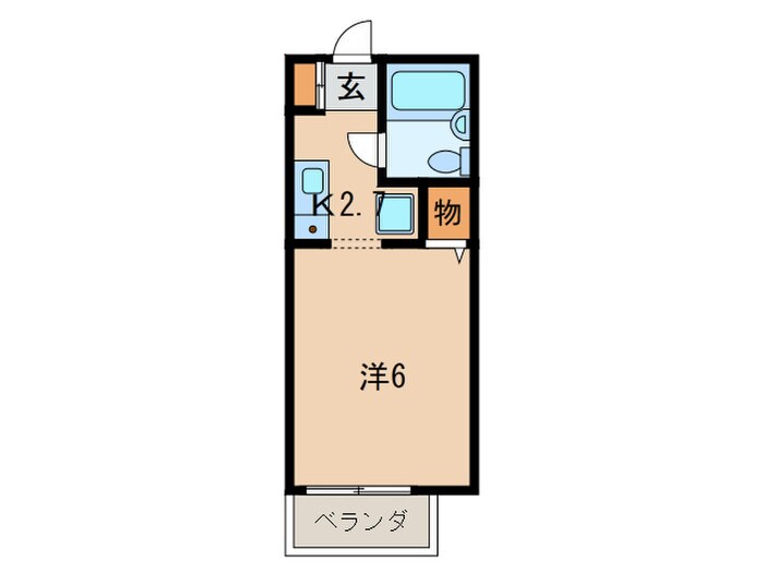 エクセルコート甲東園の物件間取画像