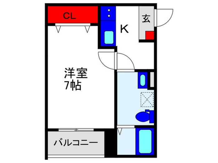 アズール蛍池の物件間取画像