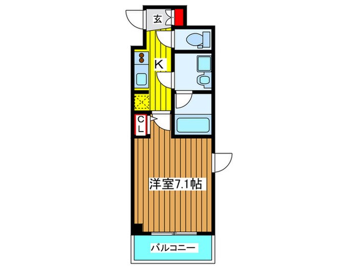 エスティメゾン京橋の物件間取画像