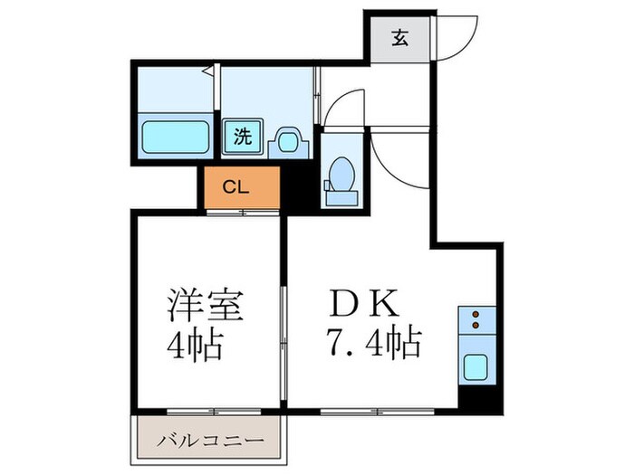 プログレーッソ西ノ京の物件間取画像