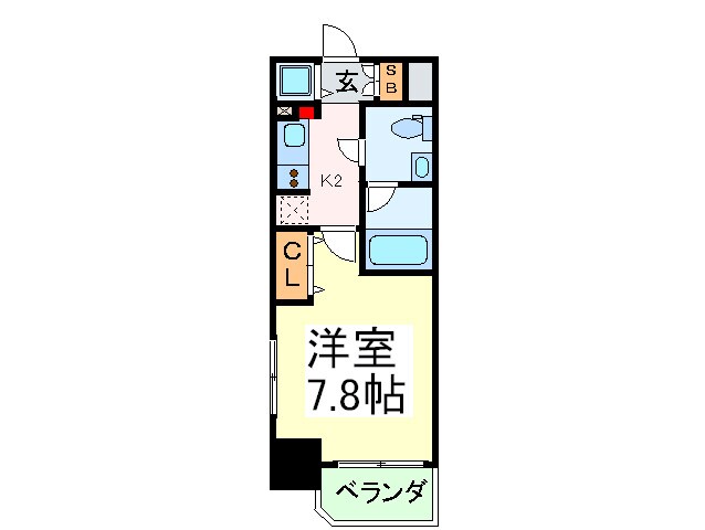 アーデン京町堀ウエストの物件間取画像